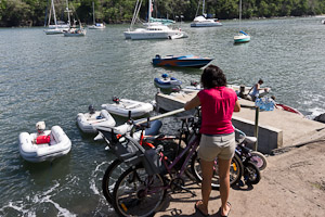 Vélos au mouillage